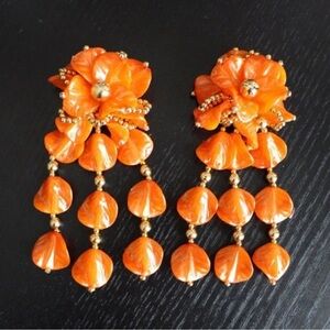 Flower Clip-on Earrings